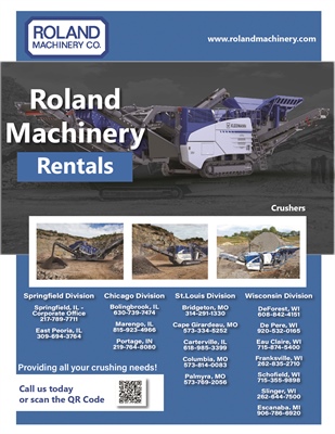 Roland Machinery Crusher Rentals