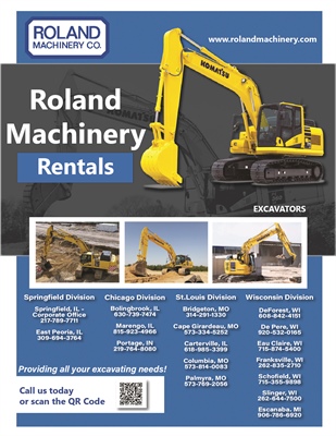 Roland Machinery Excavator Rentals